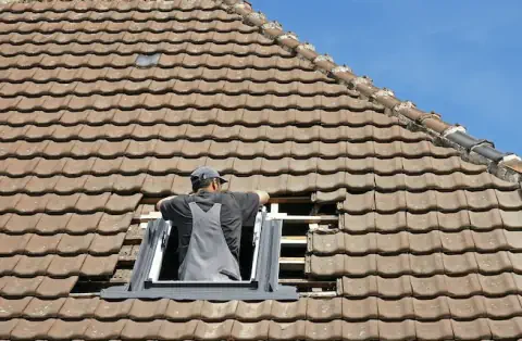 Pose de velux - Glanges